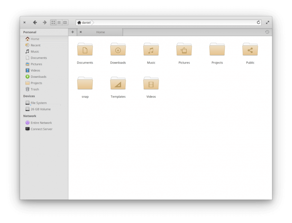elementary OS - Files